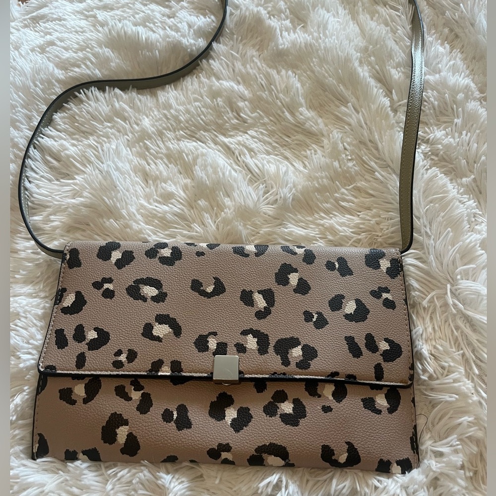 A New Day Leopard Print Crossbody/Clutch